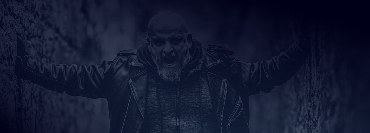 A man screams, trapped inbetween two walls